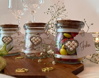Personalised Wedding Favours | Wedding Favours for Guests | Prestige Collection | Grande Jar | Wedding Guest Gifts |  Wedding Table Decor