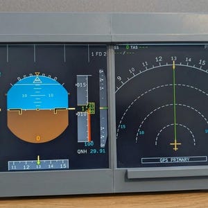 Cabina MIP de escritorio del Airbus A3XX