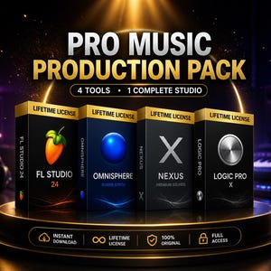 Music Production Software Bundle | Lifetime Access - Instant Download