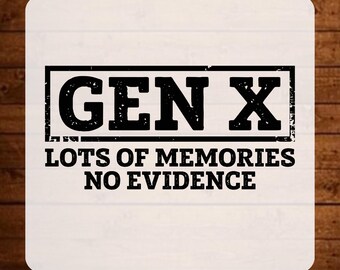 Transferencia termoadhesiva Gen X Lost Of Memories, citas sarcásticas retro listas para planchar, transferencia de calor con cita divertida, calcomanía termoadhesiva Generación X