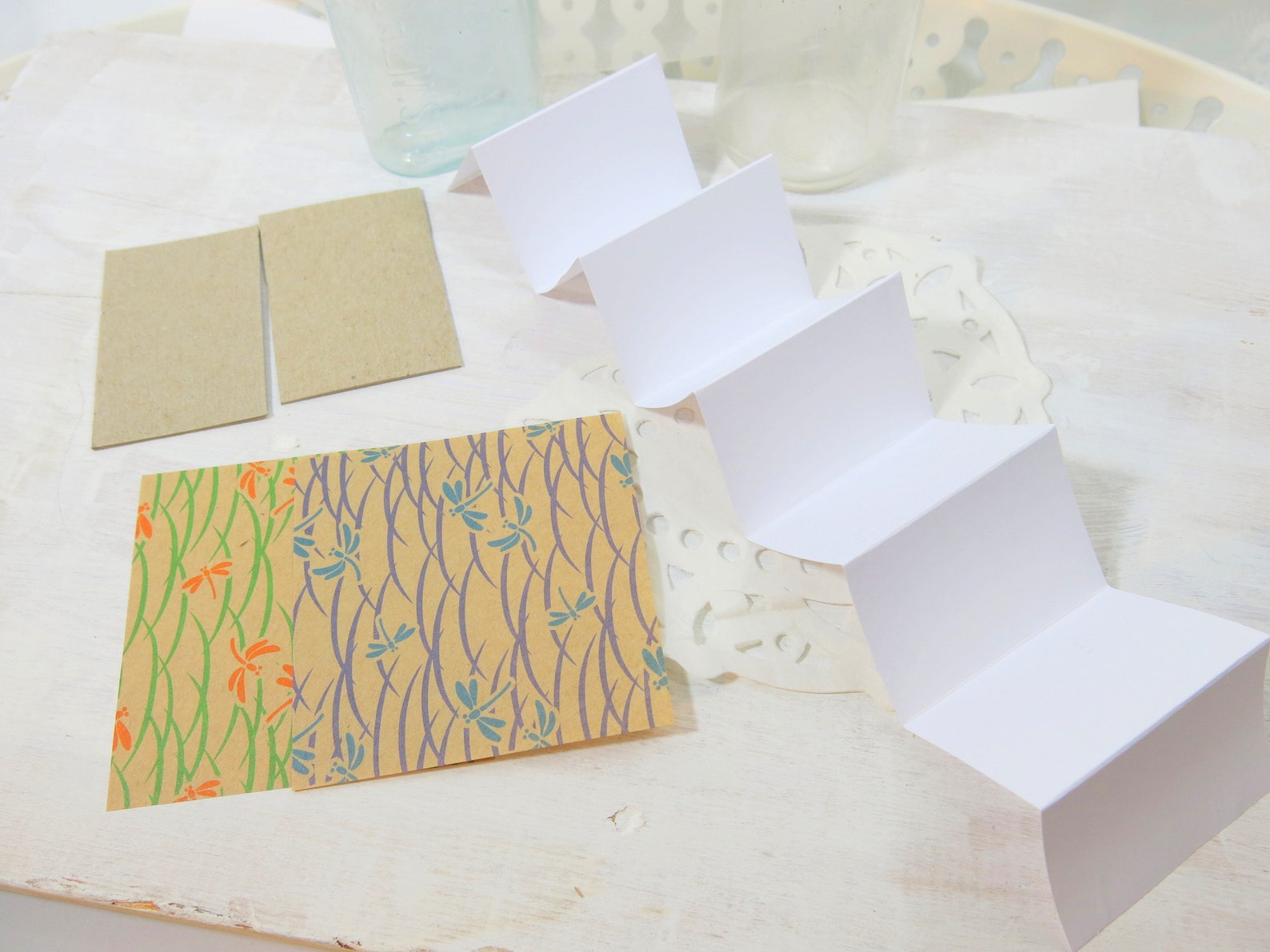 Mini Accordion Book Kit Tiny Book Kit Ephemera Book Kit Book Kit Junk Journal Tiny Personal