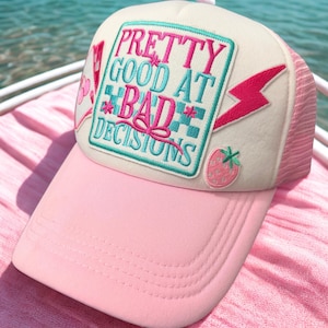 Gorra de camionero "Bastante bueno para tomar malas decisiones"
