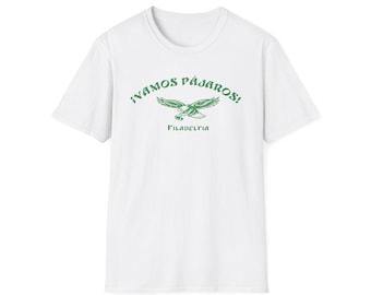 Vamos Pajaros Shirt | Go Birds Spanish Football Tee | Philadelphia Retro Green Eagle Tshirt | Philly Fan Vintage Graphic Gear | Gift