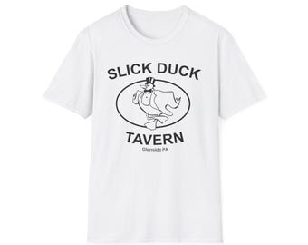 Slick Duck Tavern, Glenside, PA Tee Shirt Philadelphia Dive Bar Retro Philadelphia Dive Bar Local Gem Shirt, Nostalgic