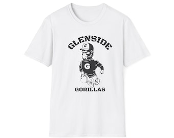 1A Gorilla Mascot Graphic T-Shirt | Retro Sport Logo Tee
