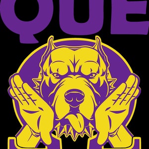 Omega Psi Phi Que Dog digital download, svg, png, cricut, silhouette