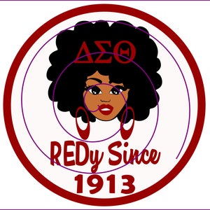 Delta Sigma Theta Redy Since 1913, digital download, svg, png, pdf, cricut, silhouette