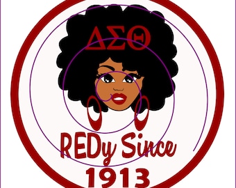 Delta Sigma Theta Redy Since 1913, digital download, svg, png, pdf, cricut, silhouette