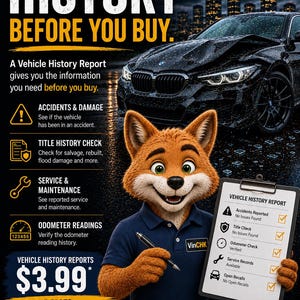 Custom Vehicle Checklist in 2-3 min (PDF will be emailed to you) Save it, Print it, Share it.