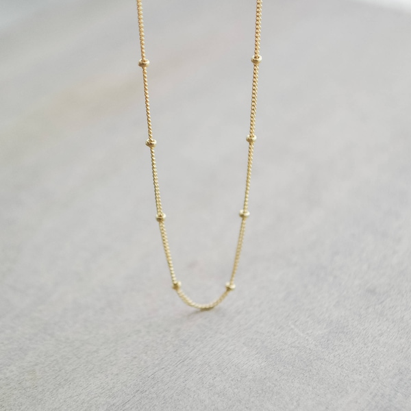 Era Necklace // Delicate Gold Necklace, 14K Gold, 14K Solid Gold, Minimalist Gold, Dainty Necklace, Everyday Necklace, Simple Gold Chain