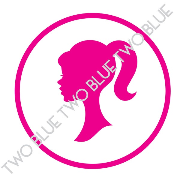 Barbie Silhouette SVG File