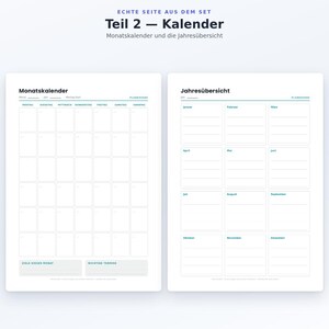 Complete Printable Household Organizer Set | 16 Templates: Weekly Planner, Calendar, Finances & Cleaning Schedule | Bundle PDF A4 + US Letter image 8