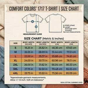 T-shirt med ylande prärievarg, grafik över sydvästra öknen, retro kaktuskonst med solsken, Comfort Colors® västerländsk naturgåva bild 12