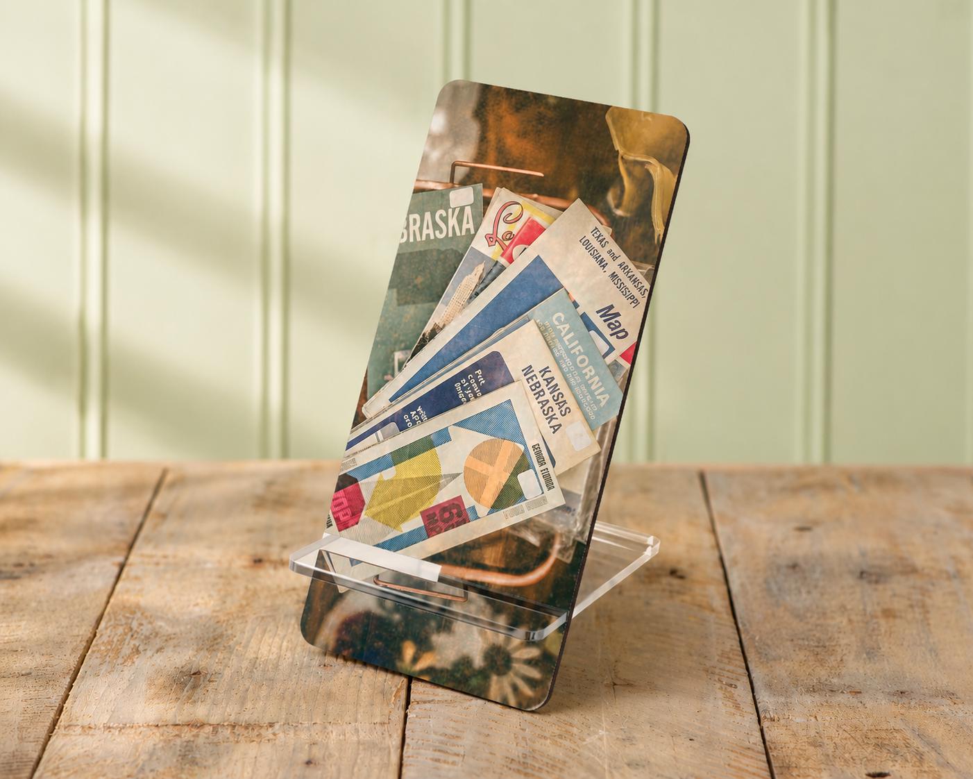Vintage Brochure Stand - Etsy