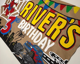Spider-Man Birthday Banner!