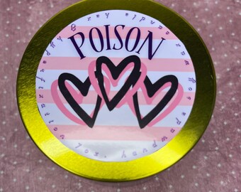 Poison Angel Dust Hazbin Hotel-geïnspireerde sojawaskaars