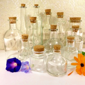 11 Corked Bottles Bottles Vintage Style Glass Bottles Bottle Collection Sand Collection Bottles Potion Bottles Spell Jars Apothecary Bottles