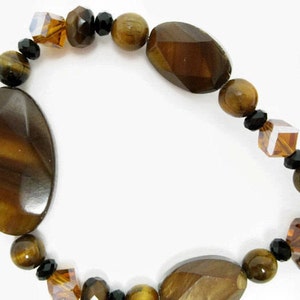 Tiger Eye Bracelet free domestic shipping girls or women beach bracelet handmade shell bracelets gift for her Birthday Christmas gift image 3