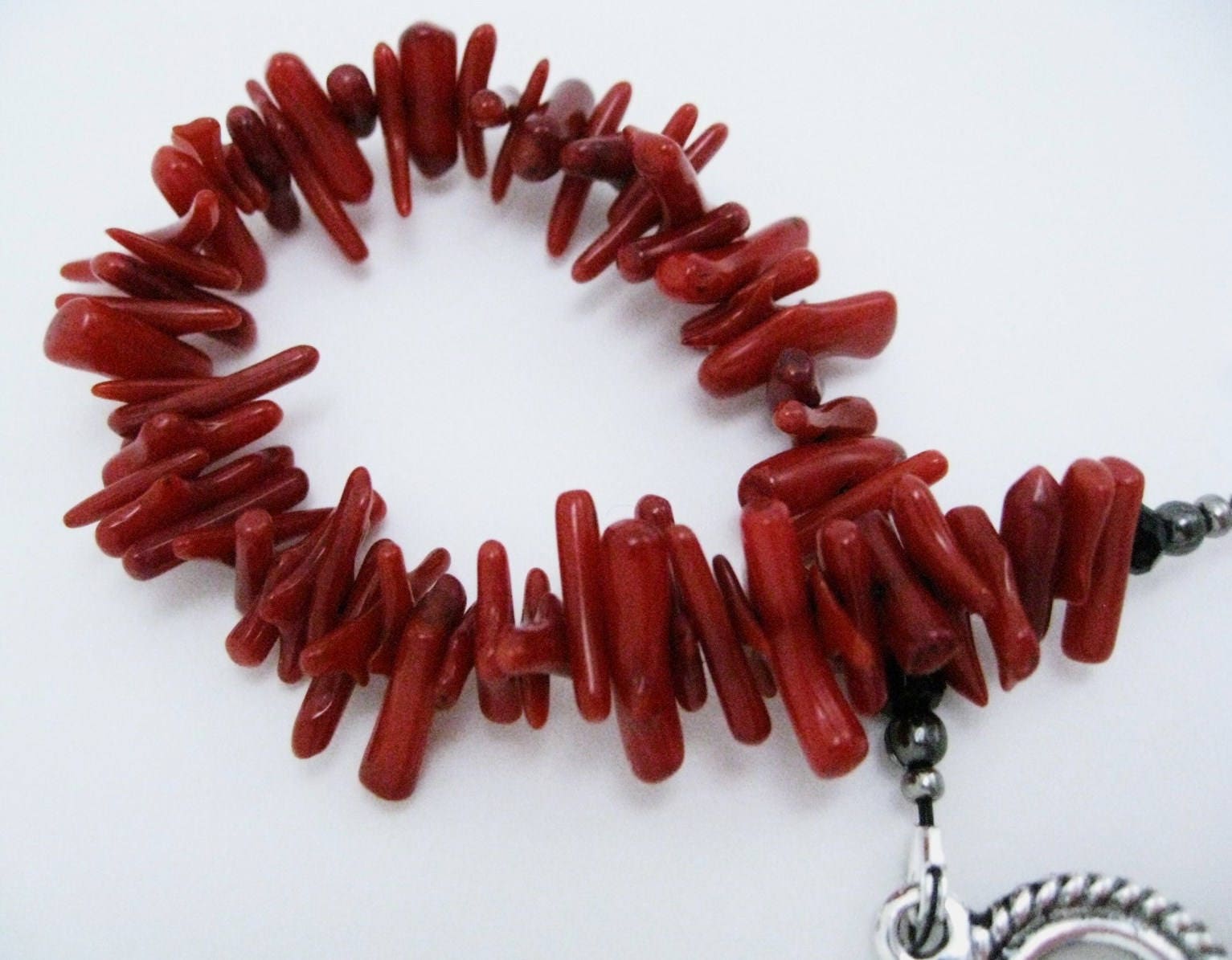 ブレスレット Minwhee BIZ Coral Red Bracelet 4FK879 Red Coral Bracelet Free Domestic Shipping Girls or Women Red