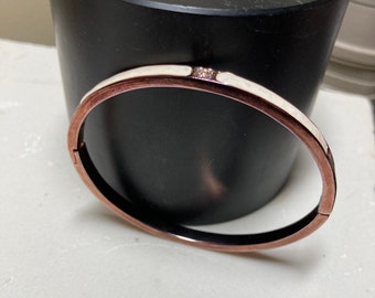 Vintage Bangle Bracelet domestic shipping free girl’s petite bracelet bangle rose gold tone bangle extra small wrist girls or women