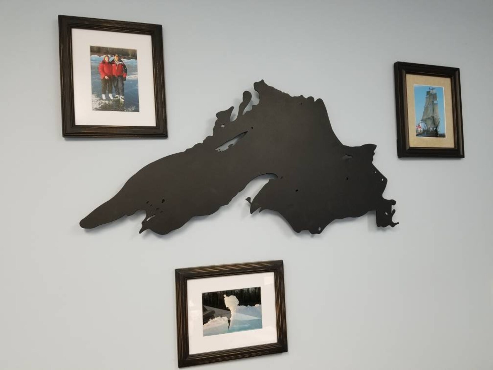 Metal Cutout of Lake Superior Great Lakes Metal Wall Art Etsy