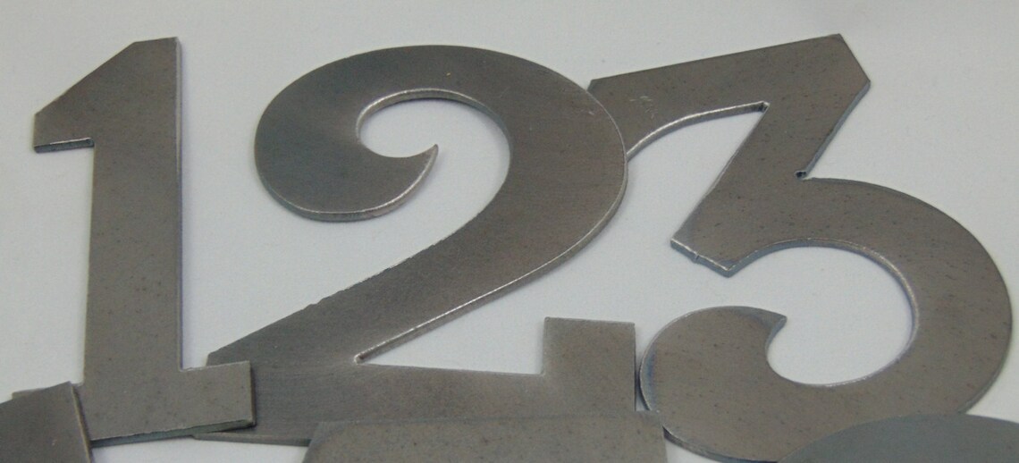 Metal Clock Numbers 112 or Your Special Project Custom Size Etsy