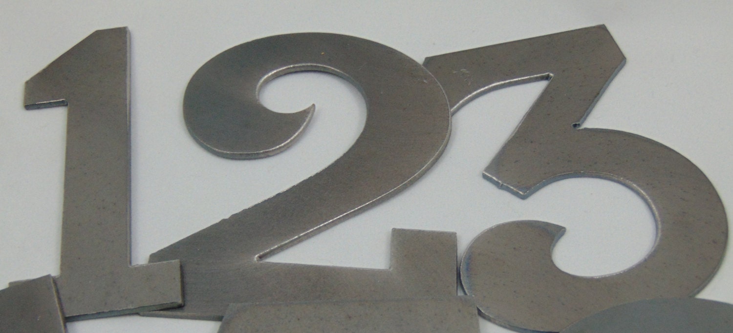 Metal Clock Numbers 112 or Your Special Project Custom Size Etsy