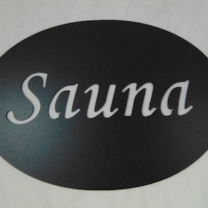 Metal Finnish SAUNA Sign