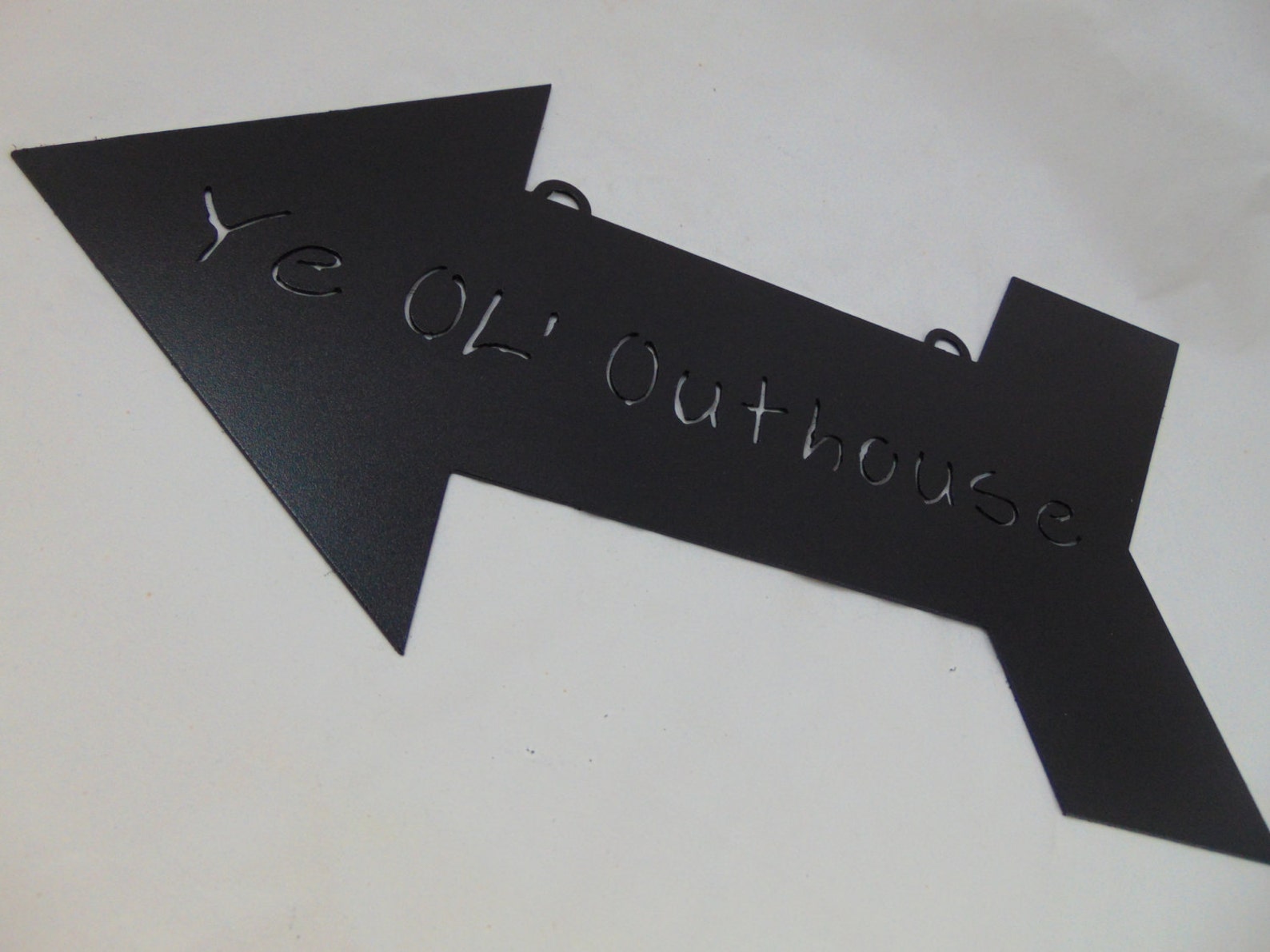 Metal Arrow Sign for the Outhouse or Privvy ye Ol' Etsy