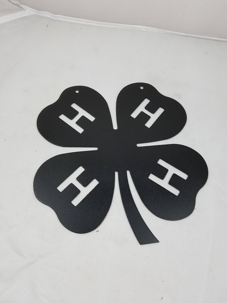 Custom Metal 4-H Clover Cutout Award