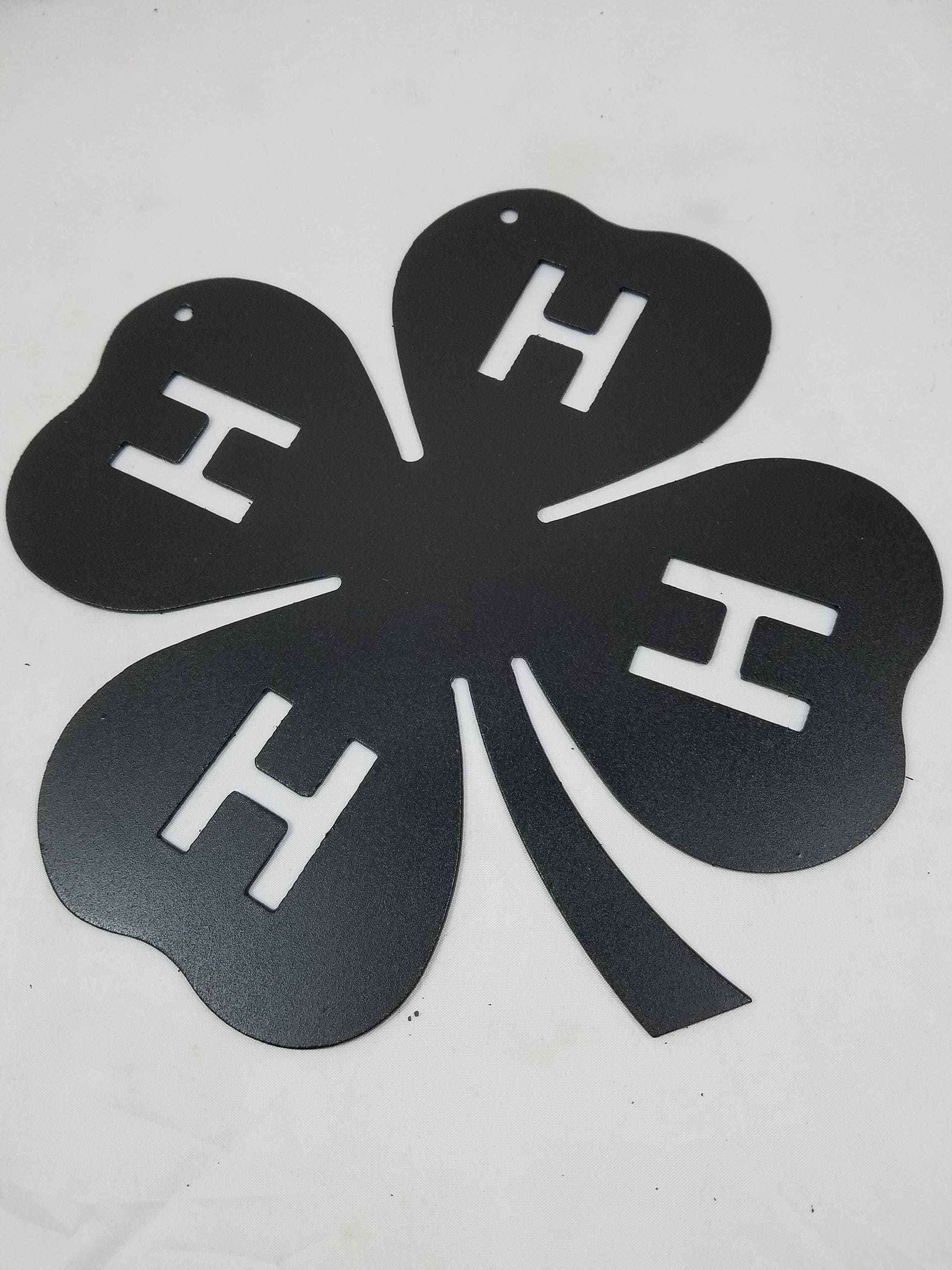 Custom Metal 4-H Clover Cutout / Award