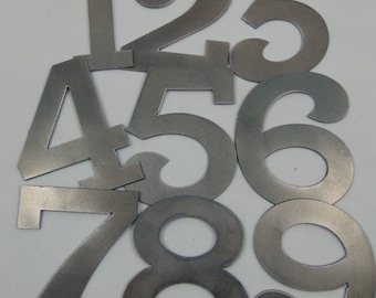 Metal Clock Numbers 1-12 or Your Special Project, Custom Size & Font - See Details in Description