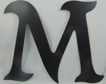 12" Custom Cut Metal Alphabet Letter, You Pick Which Letter (or Letters) You Want, Mikadan Font