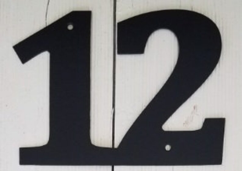 Custom Cut Metal Clock Numbers 3 6 9 12 or for Your Special Etsy