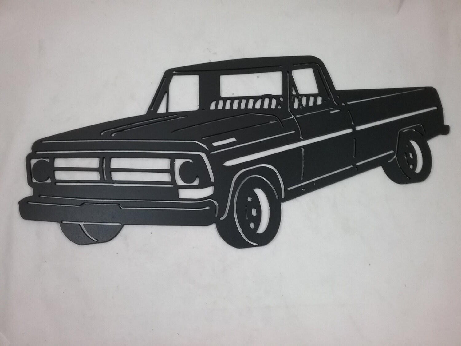 1970 Vintage FORD F100 Pickup Truck Custom Metal Wall Art | Etsy