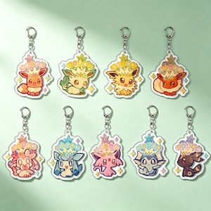 Pokémon Akrylnyckelring | Pikachu Charm & Charmander Väska Hängsmycke | Söt Anime Ryggsäck Tillbehör Gåva