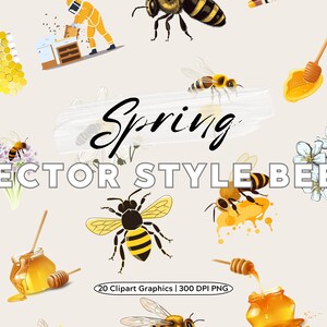 Bumble Bee PNG Bundle, Honey Bee Clipart, Beehive Vector, Save The Bees, Beekeeper Gift, Bee Lover, Digital Download, Honeycomb Design