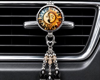 Crescent Moon and Half Sun Fragrance Holder