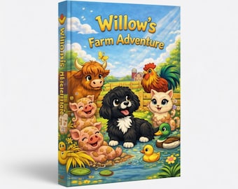 Download digitale del libro illustrato per bambini "L'avventura alla fattoria di Willow".