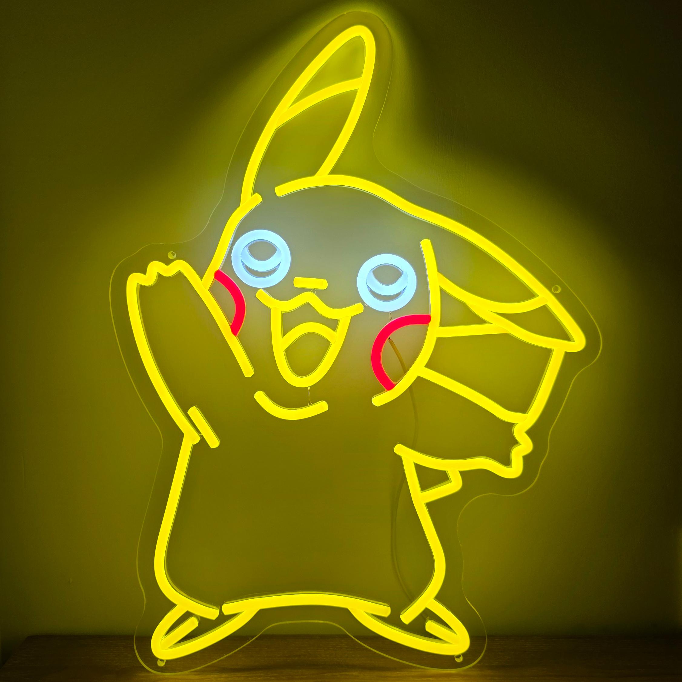 Pikachu neon sign - Etsy 日本