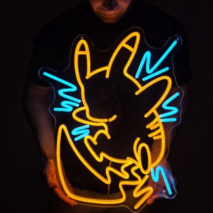 Pikachu led neon - Etsy 日本