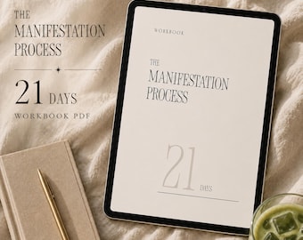 Manifestation Workbook PDF | 21 Day Guided Journal for Clarity, Alignment & Self Growth | Digital Download