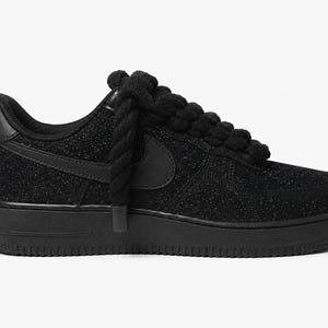 Black Glitter Air Force 1 - Etsy