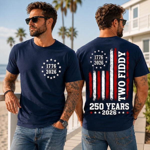 Zwei Fiddy Png, USA 250 Jahre Png, Lustige Vaterländische Grafik Png, 1776 2026 Png, 4. Juli Geschenk, Png, Unabhängigkeitstag Png