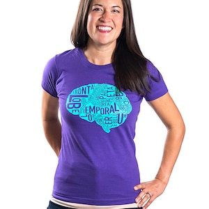 Anatomical Brain Diagram Adult T-Shirt, Women&#39;s or Unisex Fit