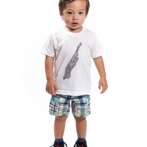 Manhattan Nachbarschaft Karte Kinder T-Shirt, New York City Kinder Shirt