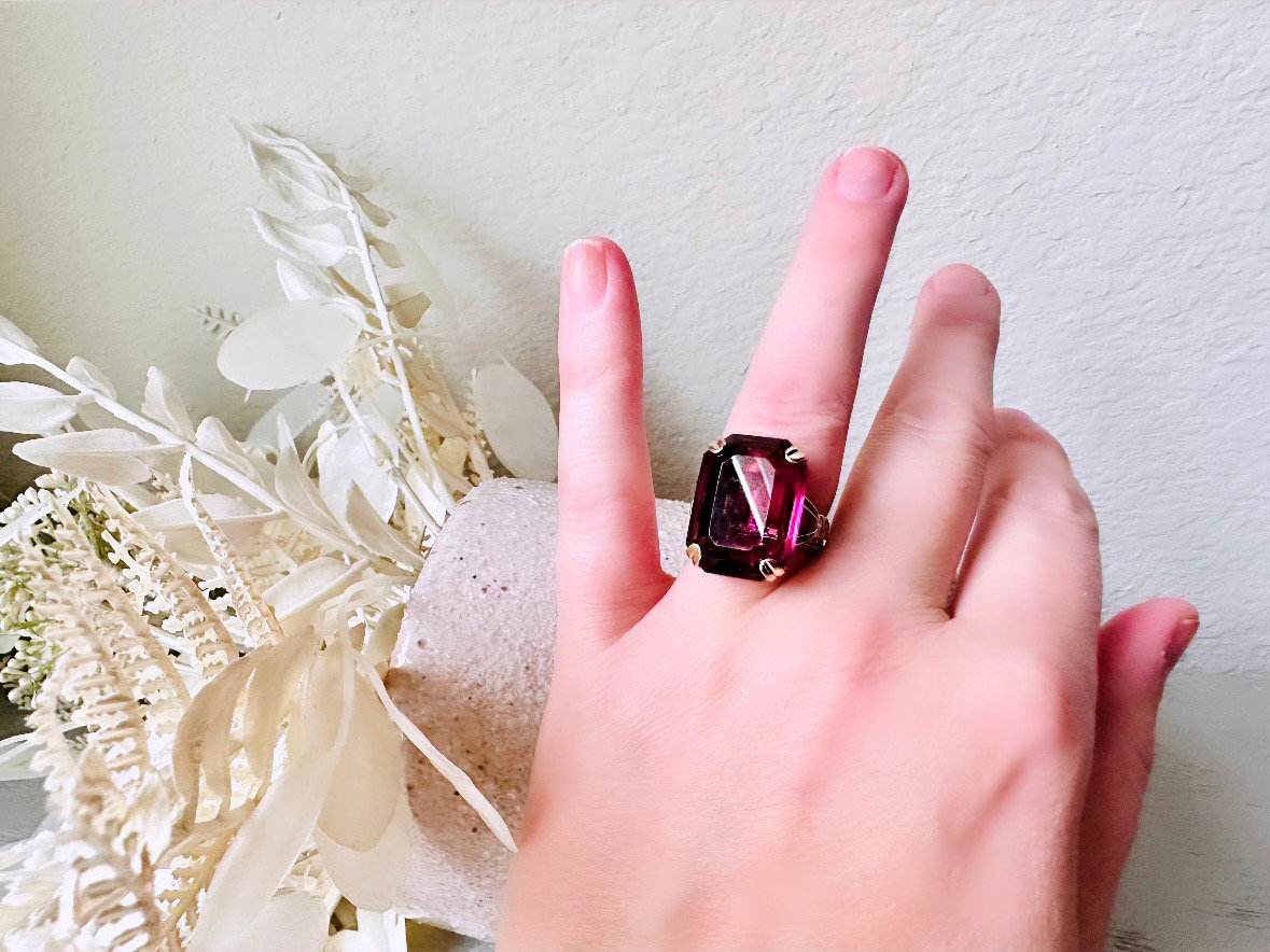 Fake cocktail deals rings