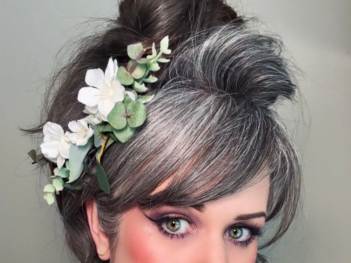 Eucalyptus Flower Hair Comb