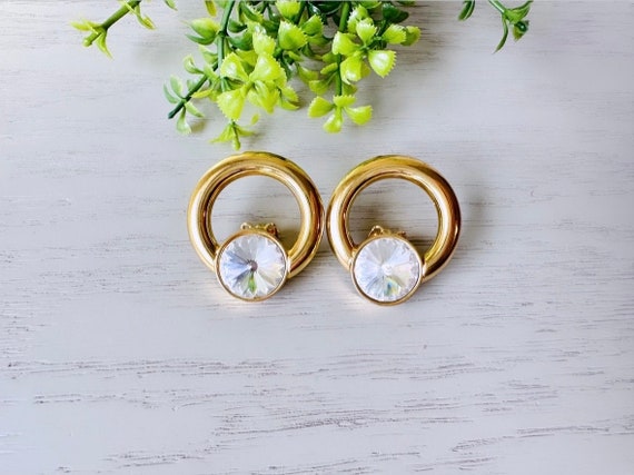 Hoop earrings - Metal, gold — Fashion