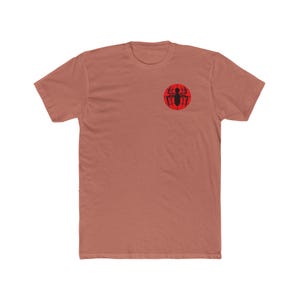 Red Skull Circle Graphic Tee | Chest Pocket Horror Logo